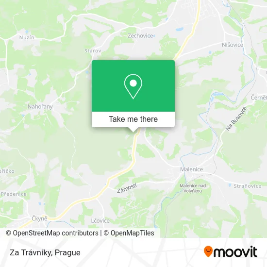 Карта Za Trávníky