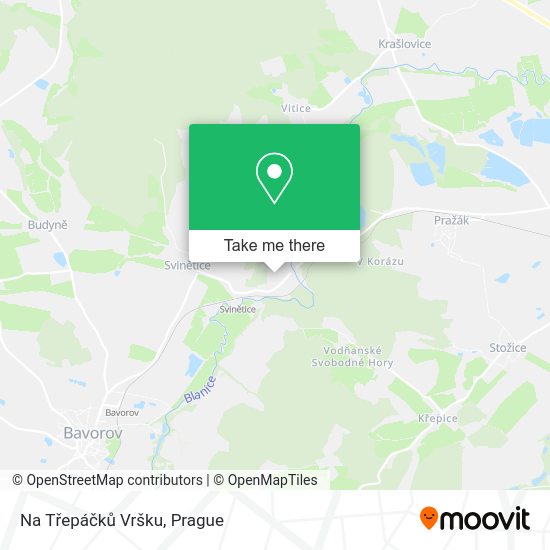 Na Třepáčků Vršku map