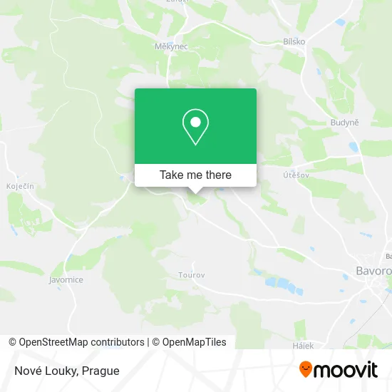 Карта Nové Louky