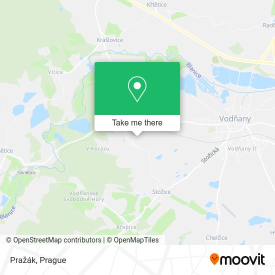 Карта Pražák