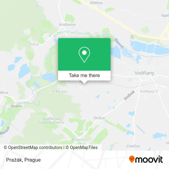 Карта Pražák