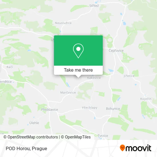 Карта POD Horou