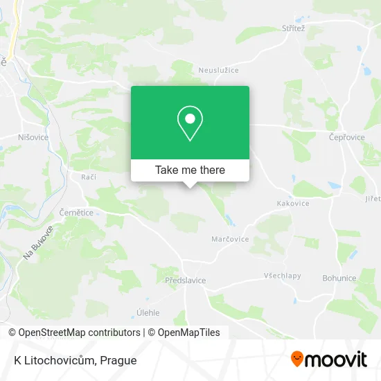 Карта K Litochovicům