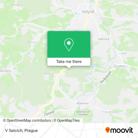 Карта V Selcích
