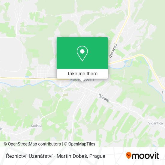 Řeznictví, Uzenářství - Martin Dobeš map