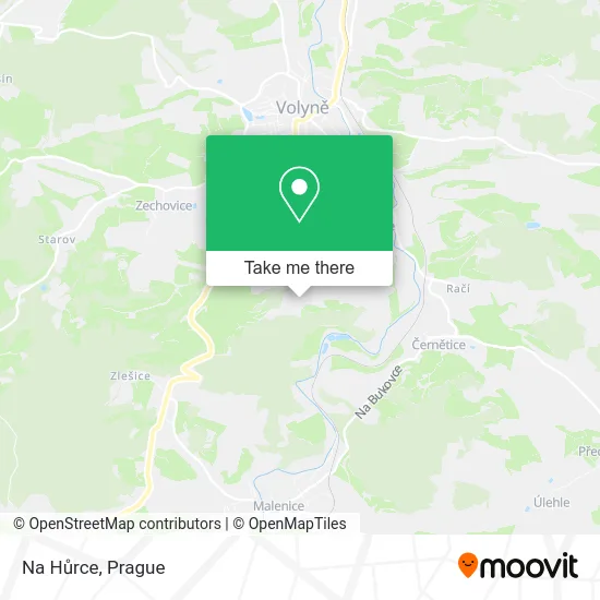 Карта Na Hůrce