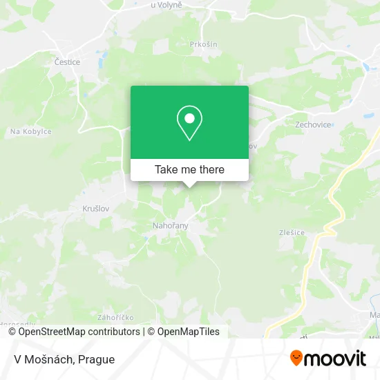 Карта V Mošnách