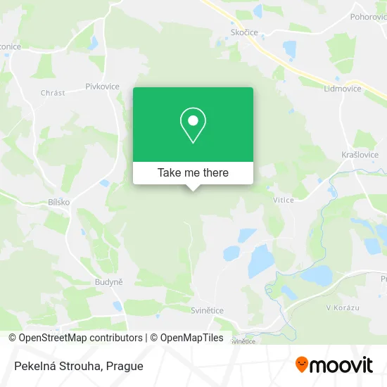 Карта Pekelná Strouha