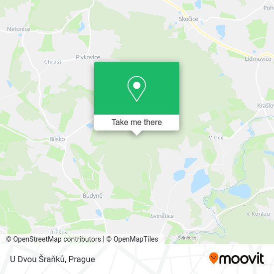 U Dvou Šraňků map