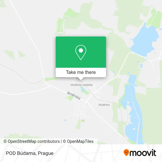 Карта POD Búdama