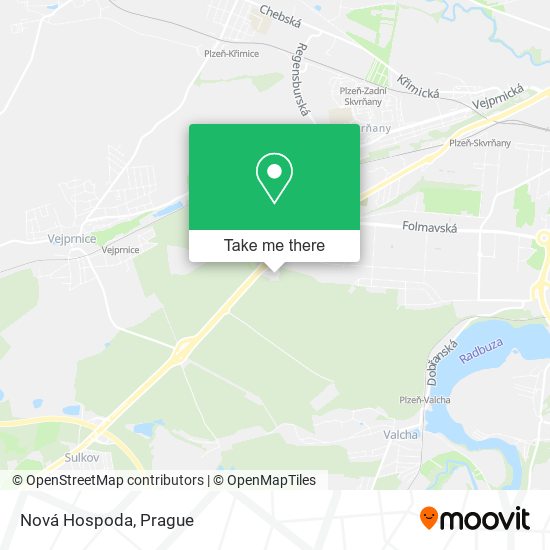 Карта Nová Hospoda