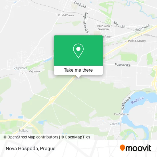 Карта Nová Hospoda