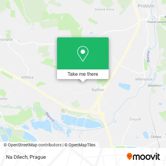 Карта Na Dílech