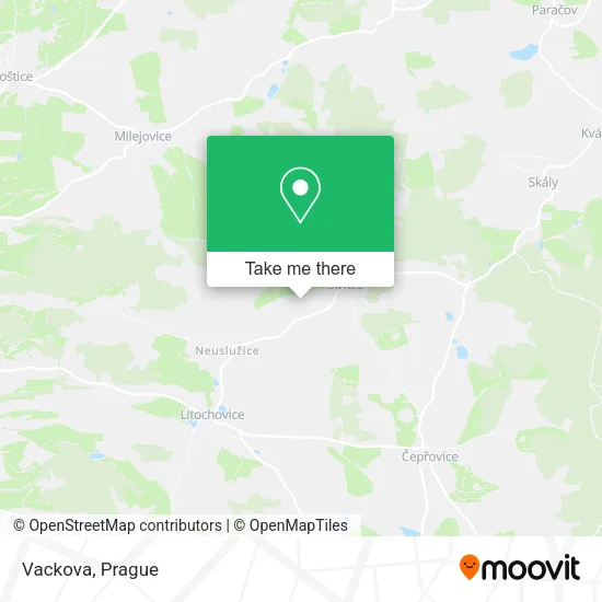 Карта Vackova