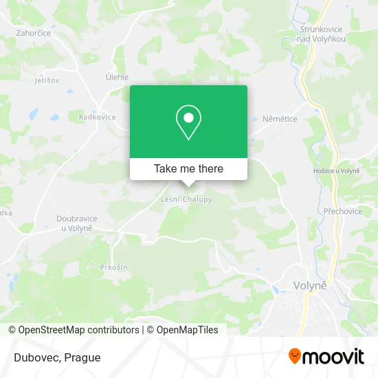 Карта Dubovec