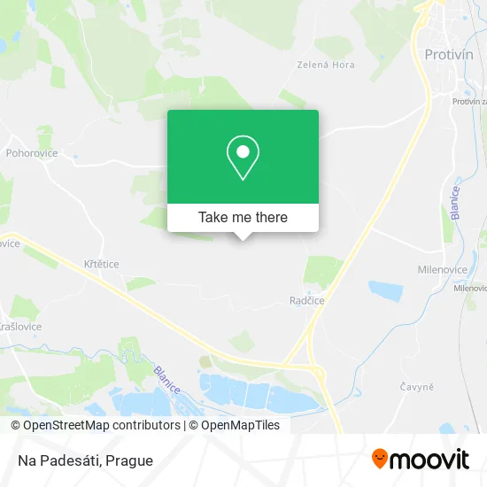 Карта Na Padesáti