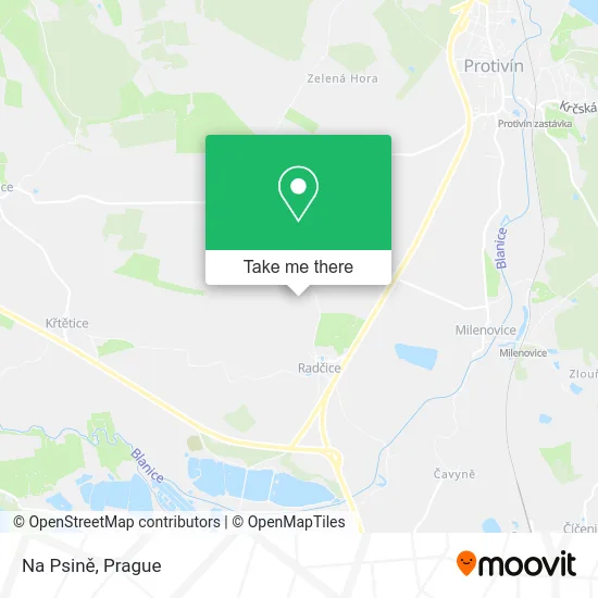 Карта Na Psině