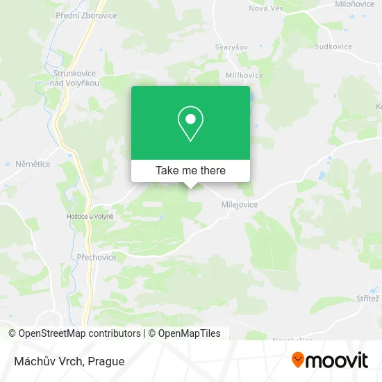 Карта Máchův Vrch