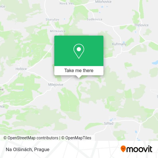 Карта Na Olšinách