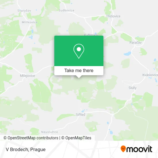 Карта V Brodech