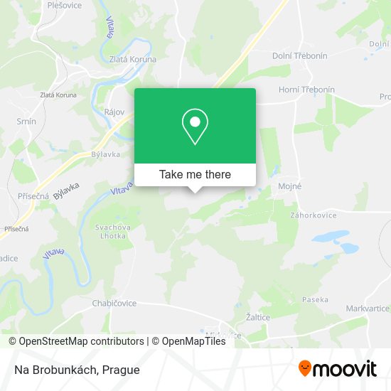 Карта Na Brobunkách