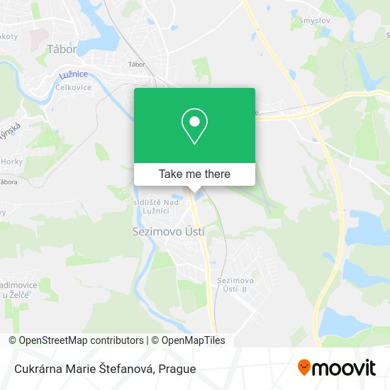 Cukrárna Marie Štefanová map