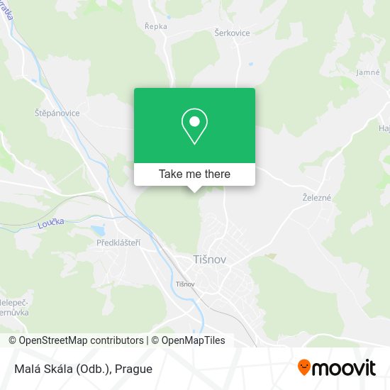 Карта Malá Skála (Odb.)