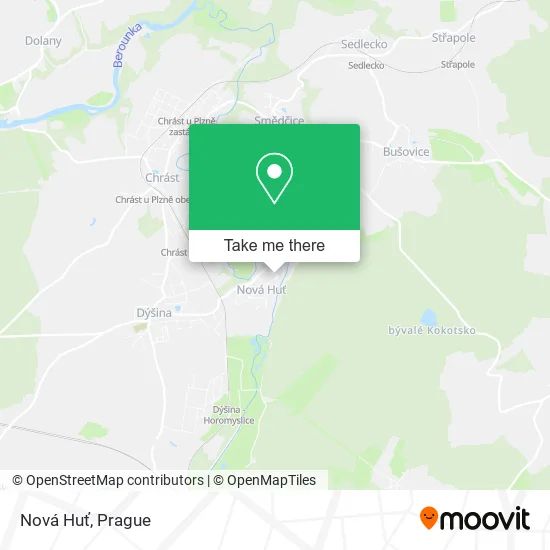 Карта Nová Huť