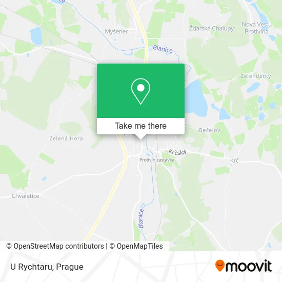Карта U Rychtaru