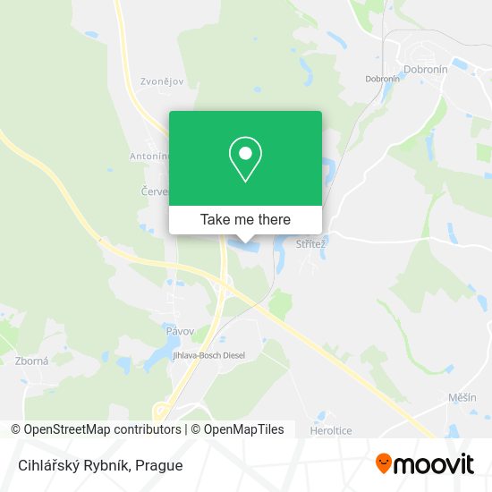 Cihlářský Rybník map