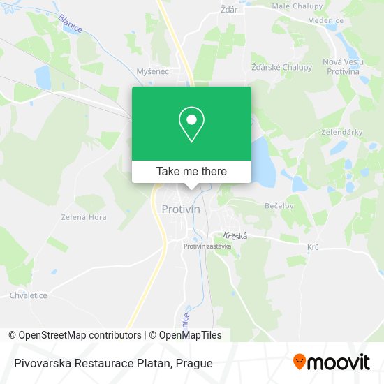 Pivovarska Restaurace Platan map