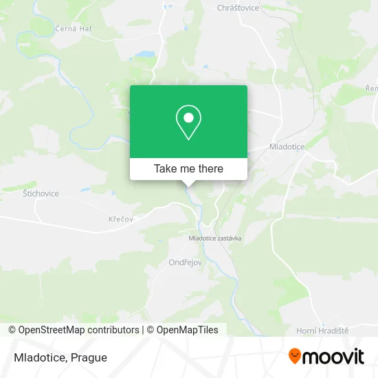 Карта Mladotice