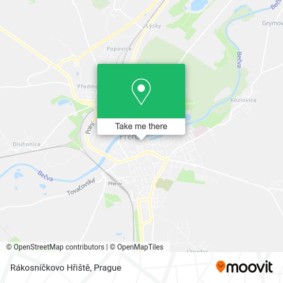 Rákosníčkovo Hřiště map