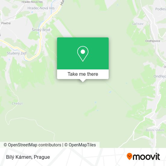 Bílý Kámen map