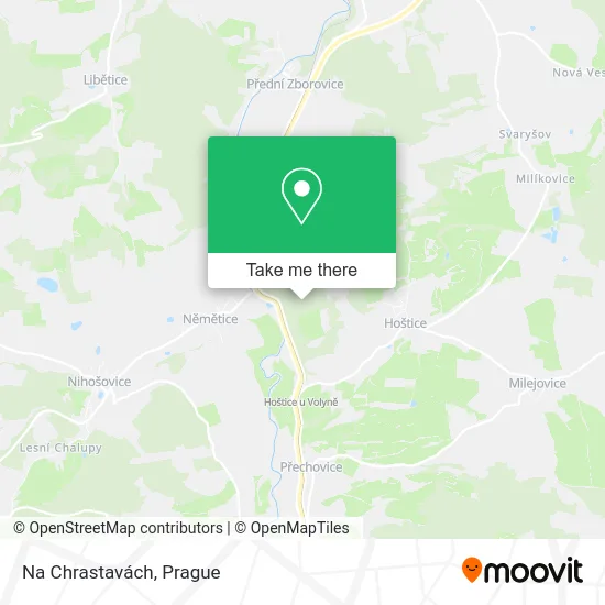 Карта Na Chrastavách