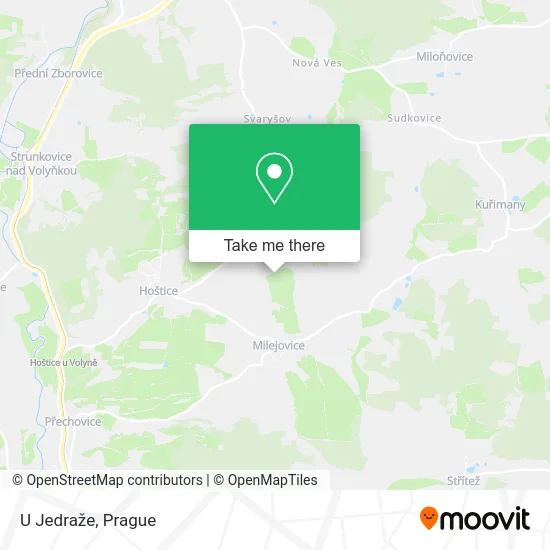 Карта U Jedraže