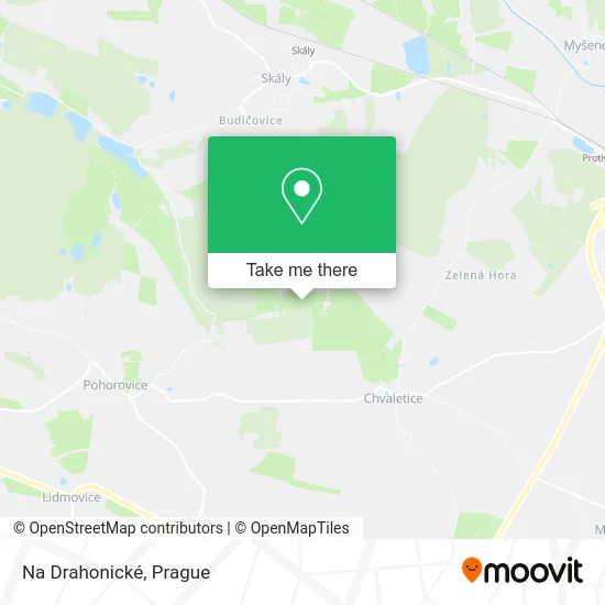 Карта Na Drahonické