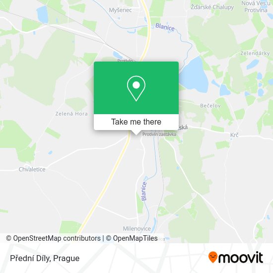 Přední Díly map