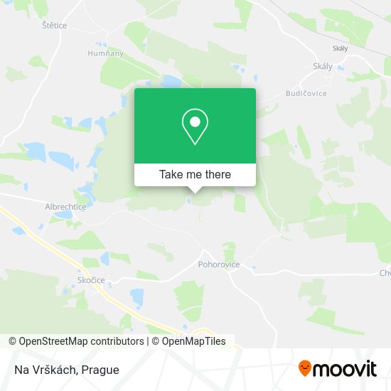 Карта Na Vrškách
