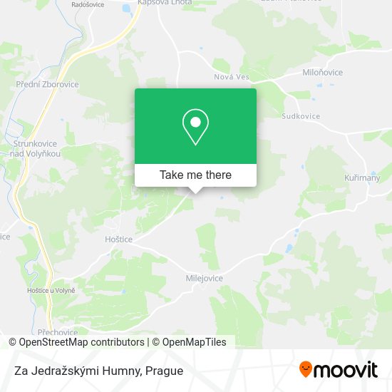 Za Jedražskými Humny map
