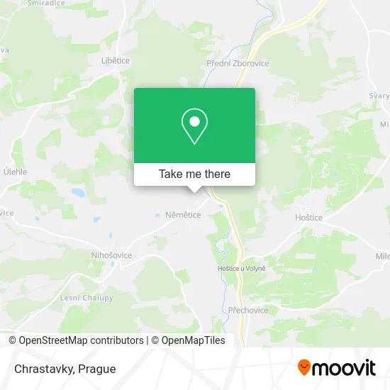 Карта Chrastavky