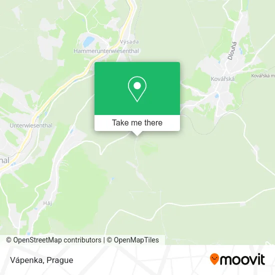 Карта Vápenka