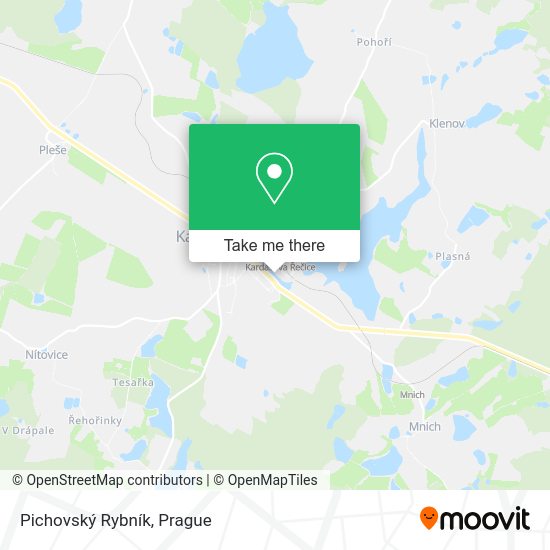 Pichovský Rybník map