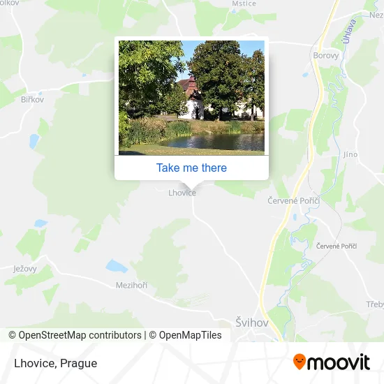 Карта Lhovice