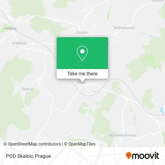 Карта POD Skalou