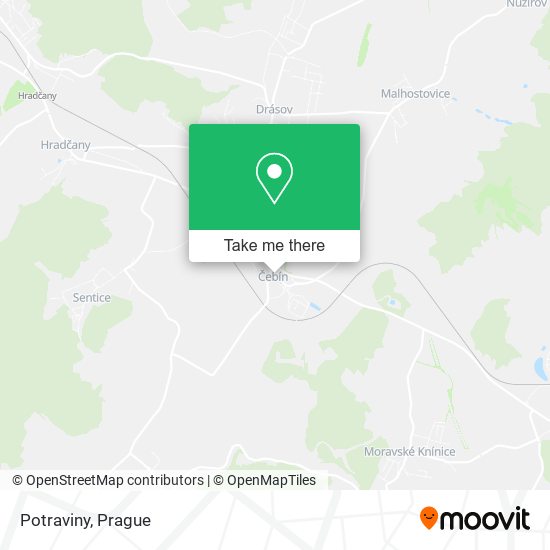 Карта Potraviny