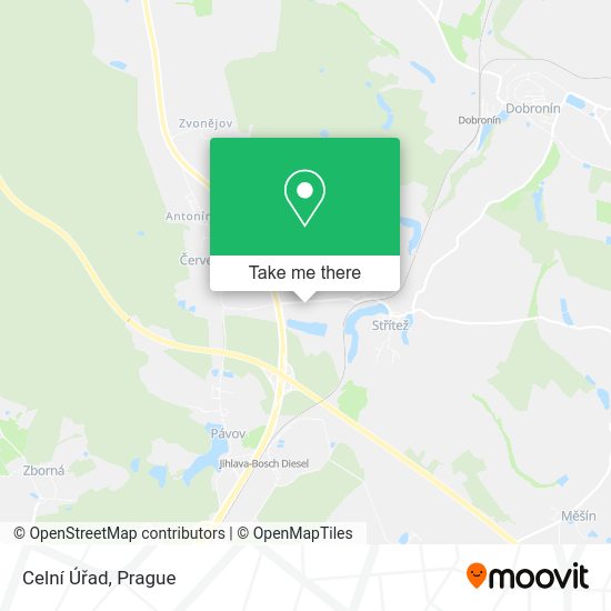 Celní Úřad map