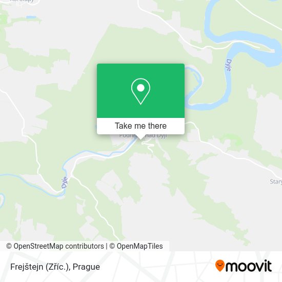 Frejštejn (Zříc.) map