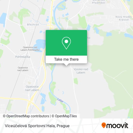 Víceúčelová Sportovní Hala map