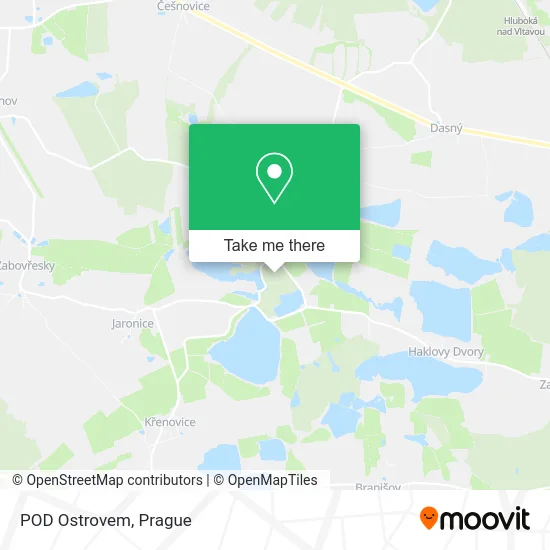 Карта POD Ostrovem